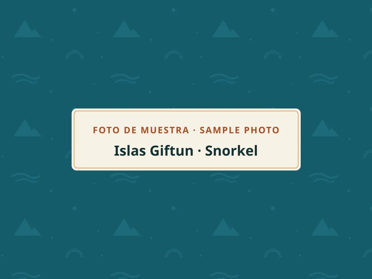 Sample photo: snorkelling at the Giftun Islands