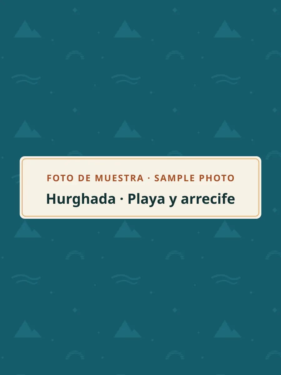 Foto de muestra: playa y arrecife, Hurghada